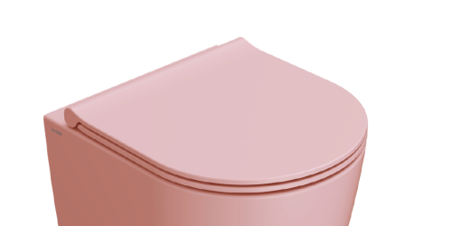 Toilet seat Forty3 | 395 x 360 | SoftClose | Pink mattte