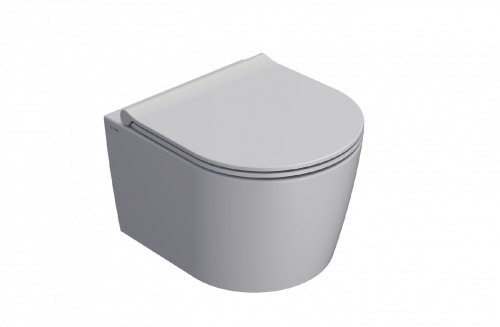 WC Forty3 | 430x360x330 mm | wall-hung | Light grey mattte