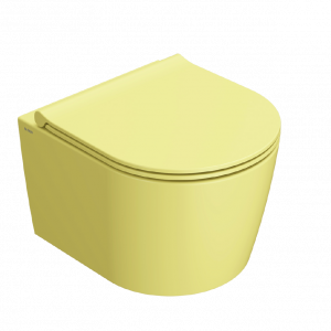 WC Forty3 | 430x360x330 mm | wall-hung | Mustard yellow mattte