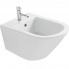 Bidet wall-mounted Forty3 | 570x360x290 mm | White gloss