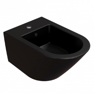 Bidet wall-mounted Forty3 | 570x360x290 mm | Black mattte