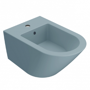 Bidet wall-mounted Forty3 | 570x360x290 mm | Blue mattte