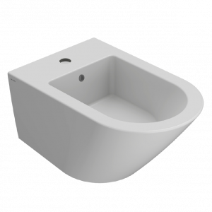 Bidet wall-mounted Forty3 | 570x360x290 mm | White mattte