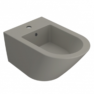 Bidet wall-mounted Forty3 | 570x360x290 mm | Cashmere mattte