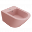 Bidet wall-mounted Forty3 | 570x360x290 mm | Pink mattte