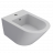 Bidet wall-mounted Forty3 | 570x360x290 mm | Light grey mattte