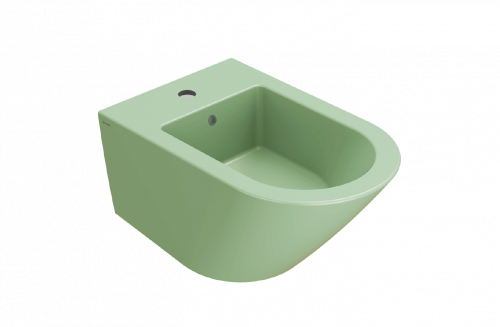 Bidet wall-mounted Forty3 | 570x360x290 mm | Lime mattte