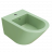 Bidet wall-mounted Forty3 | 570x360x290 mm | Lime mattte