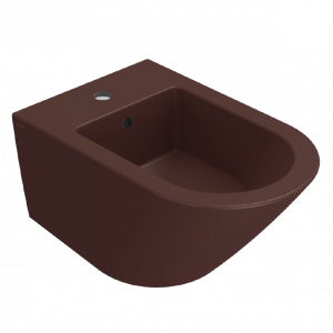 Bidet wall-mounted Forty3 | 570x360x290 mm | Brick mattte