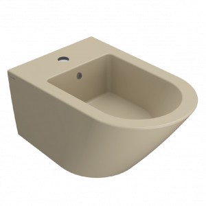 Bidet wall-mounted Forty3 | 570x360x290 mm | Pearl mattte