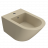 Bidet wall-mounted Forty3 | 570x360x290 mm | Pearl mattte