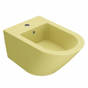 Bidet Forty3 | závesný | 570x360x290 mm | horčicovo žltá mat