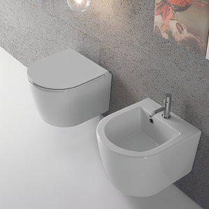 Bidet Forty3 | závěsný | bílý | 360 x 430