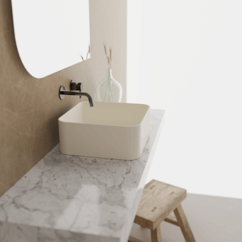 Washbasin on top FRAME | 380 x 380 x 130 | Bianco | white