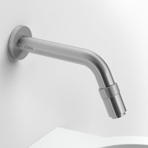 Wash basin faucets wall concealed | stainless steel, brushed mattte | FREDDO