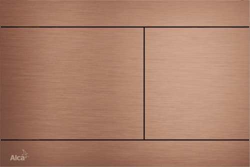 Flush plate for pre-wall installation system Flat Fun | pink gold brushed