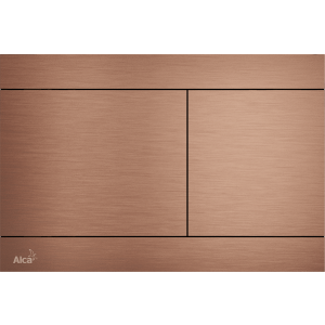 Flush plate for pre-wall installation system Flat Fun | pink gold brushed