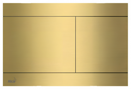 Flush plate for pre-wall installation system Flat Fun | Brass