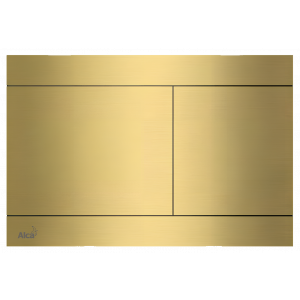 Flush plate for pre-wall installation system Flat Fun | Brass