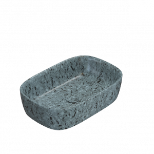 Washbasin GENESIS | on board | 600 x 400 x 150 mm | Turquoise grit mattte