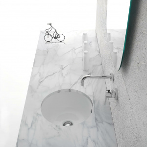 Vessel sink GENESIS | white | 400 x 400 x 200