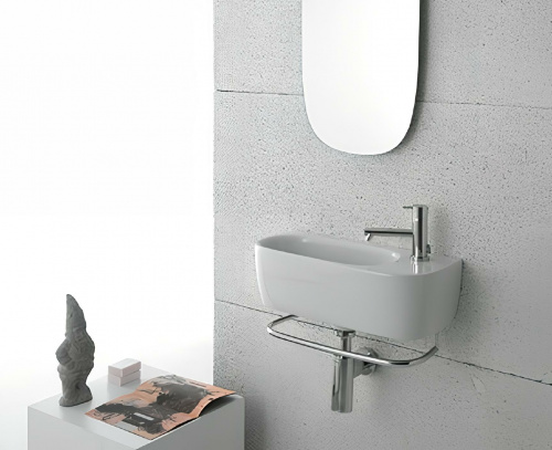 Vessel or wall-mounted sink GENESIS | white | 500 x 220 x 150