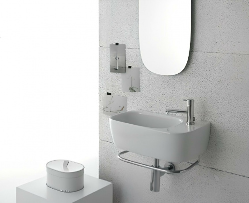 Vessel or wall-mounted sink GENESIS | white | 500 x 300 x 150