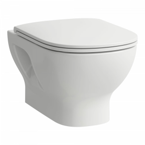 WC set LUA - Basic | závěsný | 520 x 360 x 345 | bílá | rimless