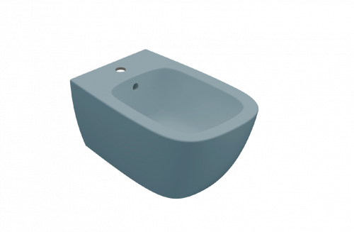 Bidet wall-mounted Genesis | 550x360x270 mm | Blue mattte