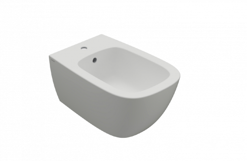 Bidet wall-mounted Genesis | 550x360x270 mm | White mattte