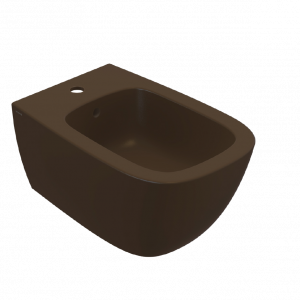 Bidet wall-mounted Genesis | 550x360x270 mm | Chestnut mattte