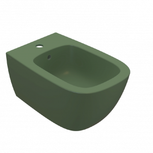 Bidet wall-mounted Genesis | 550x360x270 mm | Fern mattte