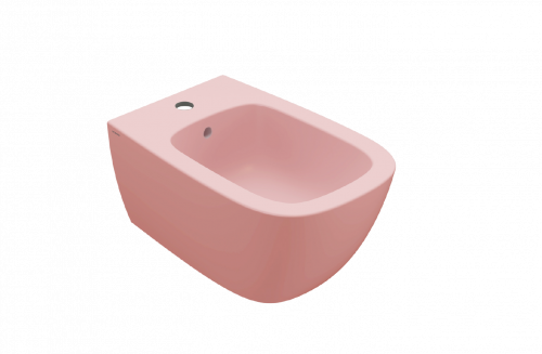 Bidet wall-mounted Genesis | 550x360x270 mm | Pink mattte