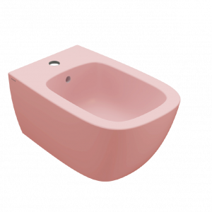 Bidet wall-mounted Genesis | 550x360x270 mm | Pink mattte