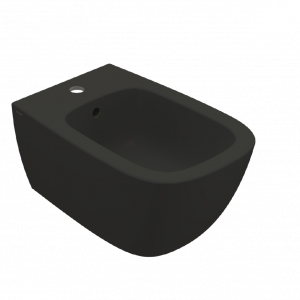 Bidet wall-mounted Genesis | 550x360x270 mm | Anthracite mattte