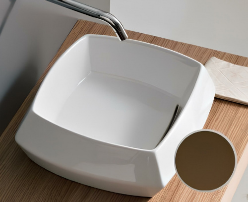 Vessel sink Hasana brown