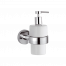 Soap dispenser Hilton with ceramic dish | chrome gloss