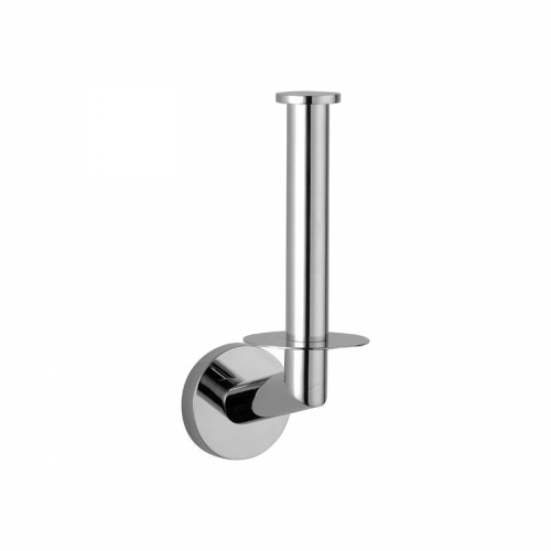 Toilet paper holder Hilton without cover for additional rolls | stainless steel color