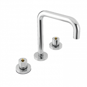 Sink standing faucet 5th AVENUE triple element, gold