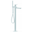 Bath faucet INFINITY lever mixer, free-standing | white mattte