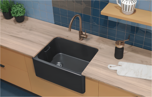 Vessel sink Belfast | black