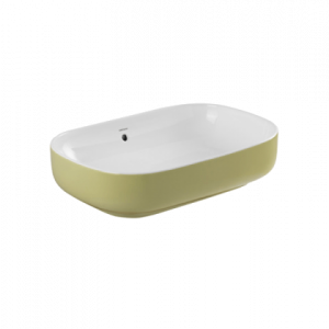 Washbasin SANIBOLD | 480 x 400 x 150 | sinks | white/lime mate