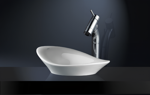 Vessel sink Morfys | white