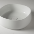 Sinks JUMPER 420 x 420 x 150 mm | vessel sinks | curved | White mattte