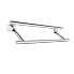 Keira towel holder 505 mm double | chrome