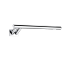 Towel holder Keira 330 mm | chrome