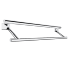 Keira towel holder 605 mm double | chrome