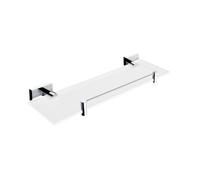 Shelf Keira with railing 40cm | chrome