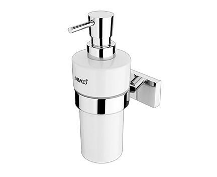 Soap dispenser with ceramic bowl Keira | chrome