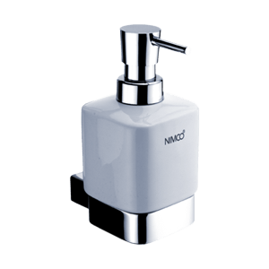 Soap dispenser with ceramic bowl Kibo